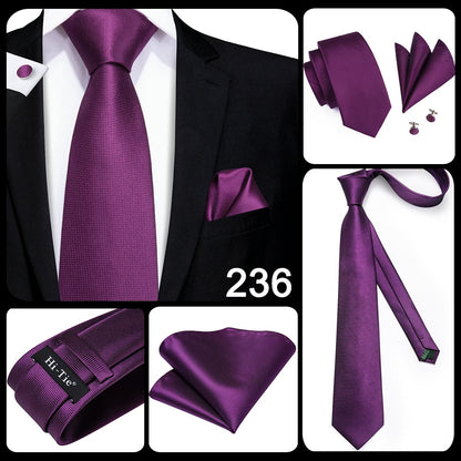 3 Piece Business Classic Blue Black Striped Solid Neck Tie Necktie Pocket Square Cufflinks Wedding Party Silk Tie Set The Clothing Company Sydney