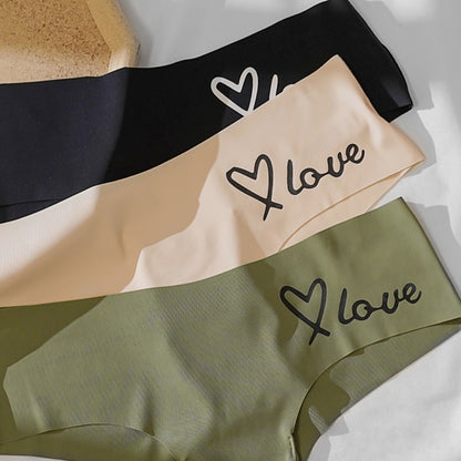 Women's Seamless Panties Underwear Comfort Heart Intimates Low-Rise G String Briefs 7 Colours Lingerie The Clothing Company Sydney