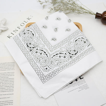 Unisex Bandana Kerchief Hip Hop Black Hair Band Neck Scarf Sports Headwear Wrist Wraps Head Square Scarves Print Handkerchief The Clothing Company Sydney