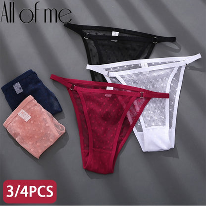 4 Pack Lace Panties Underwear Mesh Transparent Lingerie Soft Intimate Underpants Plus Size Underwear The Clothing Company Sydney