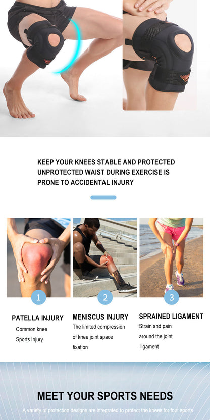 Spring Support Running Knee Pads Basketball Hiking Compression Shock Absorption Breathable Meniscus Knee Protector The Clothing Company Sydney