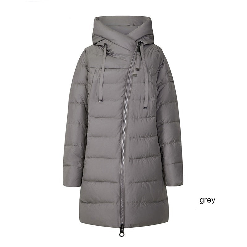 Long Puffer Winter Down Jacket Women's Thick Coat Women Hooded Parka Warm Brand Cotton Blend Jackets The Clothing Company Sydney