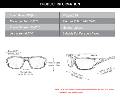 Sports Polarized Sunglasses For Men and Women Fashion Plastic Outdoor Sun Glasses Black Shades Goggle UV400 The Clothing Company Sydney