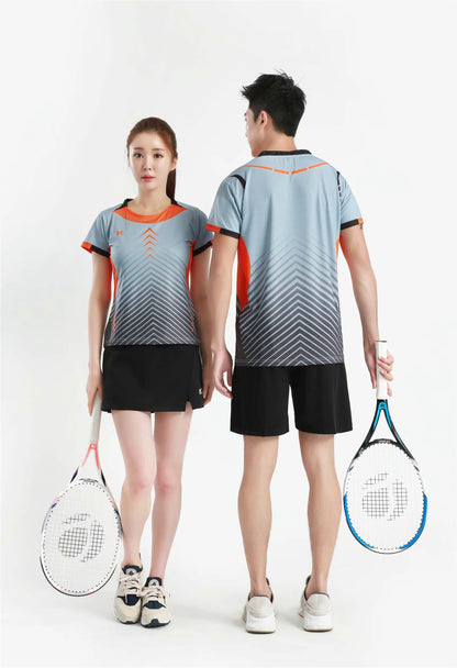Women's Men's Sports Badminton wear shirts Table tennis game Shirts clothes Exercise Tennis Volleyball Handball Shirts The Clothing Company Sydney