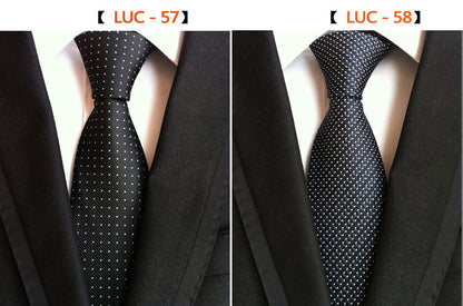 8cm Men's Tie Silk Plaids Floral Luxury Necktie Striped Ties For Men Business Formal Wedding Accessories Tie The Clothing Company Sydney