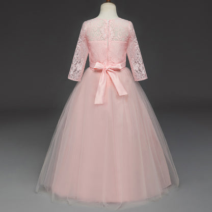 Kid Wedding Dresses for Girls Elegant Flower Princess Long Gown Baby Girl Christmas Dress Size 6 12 14 Years The Clothing Company Sydney