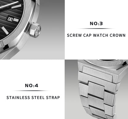 Cadisen Diver Watch Retro Luxury Sapphire MIYOTA 8215 German Design Men's Automatic Mechanical Watches 10Bar Clothing Company Sydney