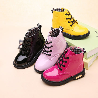 Children Shoes Snow Boots for Kids Boys Girls PU Leather Winter Shoes The Clothing Company Sydney