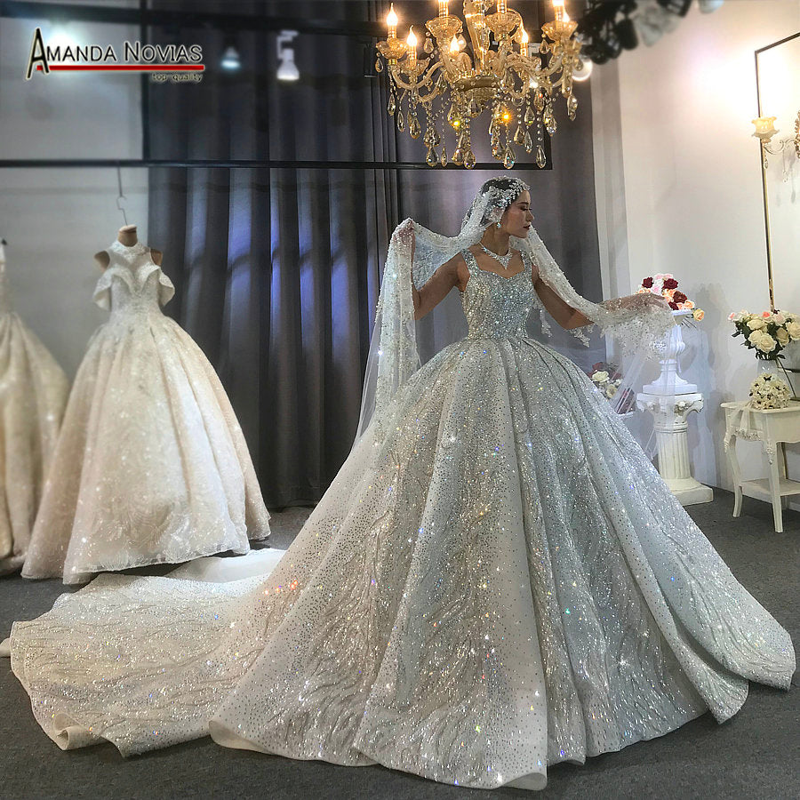 Luxury Heavy Beading Wedding Sparkling Bridal Dress The Clothing Company Sydney