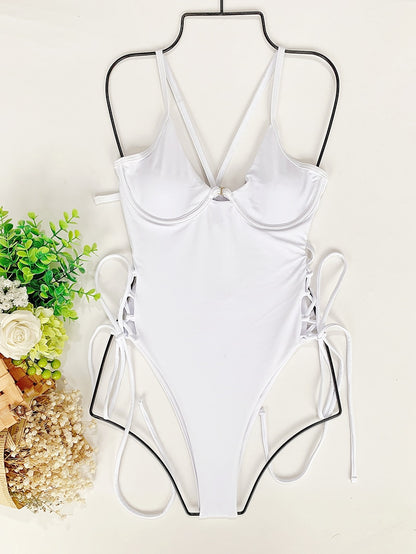 One Piece Swimwear Bandage Swimsuit Bodysuit Backless Bikini Bodycon Bathing Suit Cut Out Monokini Beachwear The Clothing Company Sydney