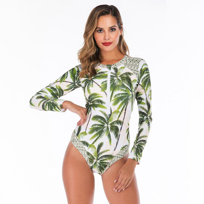 Rashguard One Piece Swimsuit Swimwear Women Long Sleeve Swimwear Monokini Swimsuit Bodysuit Bathing Suit Surfing Jumpsuit The Clothing Company Sydney