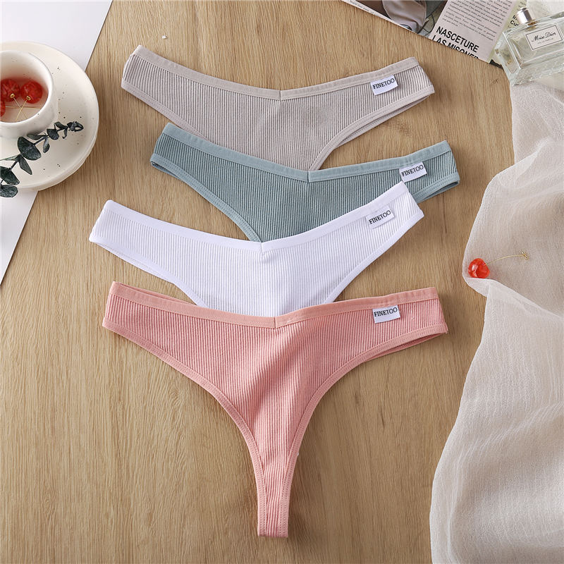 3 pack Set Panties Cotton G-string Underwear Pantys Low Waist Thongs T-Back  Intimates V-Waist Lingerie The Clothing Company Sydney