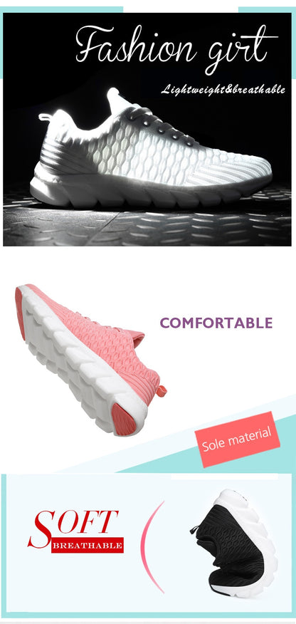 Women's Sneaker Fitness Shoes Lace up Non-Slip Soft Tennis Shoes Lace-up Lightweight Jogging Walking Breathable Sneakers The Clothing Company Sydney