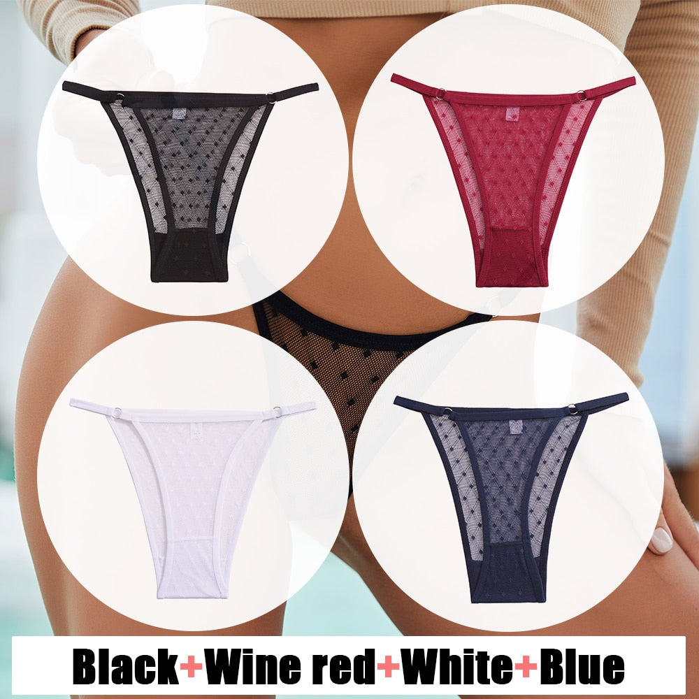 4 Pack Lace Panties Underwear Mesh Transparent Lingerie Soft Intimate Underpants Plus Size Underwear The Clothing Company Sydney