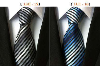 8cm Men's Tie Silk Plaids Floral Luxury Necktie Striped Ties For Men Business Formal Wedding Accessories Tie The Clothing Company Sydney