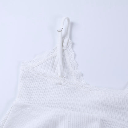 Summer Lace Suits Fashion Solid Tracksuit V-neck Costume Two Pieces (Tops+Shorts) Outwear Sets The Clothing Company Sydney