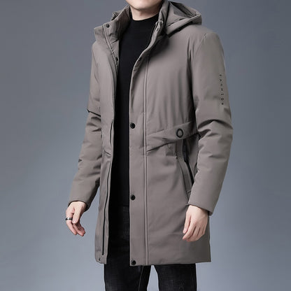 Padded Brand Casual Fashion Thick Warm Men Long Parka Winter Jacket With Hood Windbreaker Coats Mens Clothing The Clothing Company Sydney