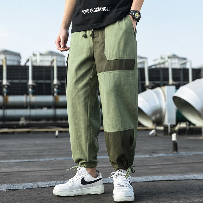 Men's Cargo Pants Male Patchwork Casual Pants The Clothing Company Sydney