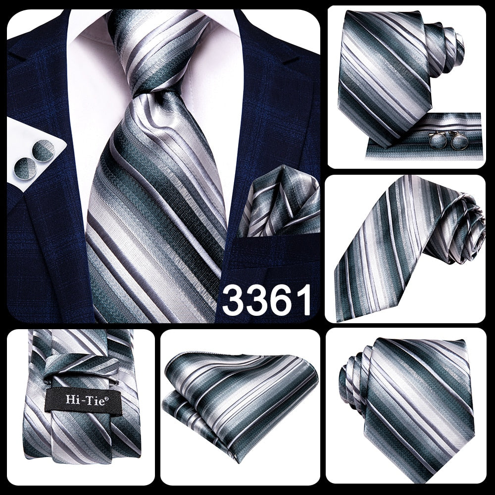 Blue Business Solid 100% Silk Men's Tie NeckTie 8.5cm Ties for Men Formal Luxury Wedding Set The Clothing Company Sydney