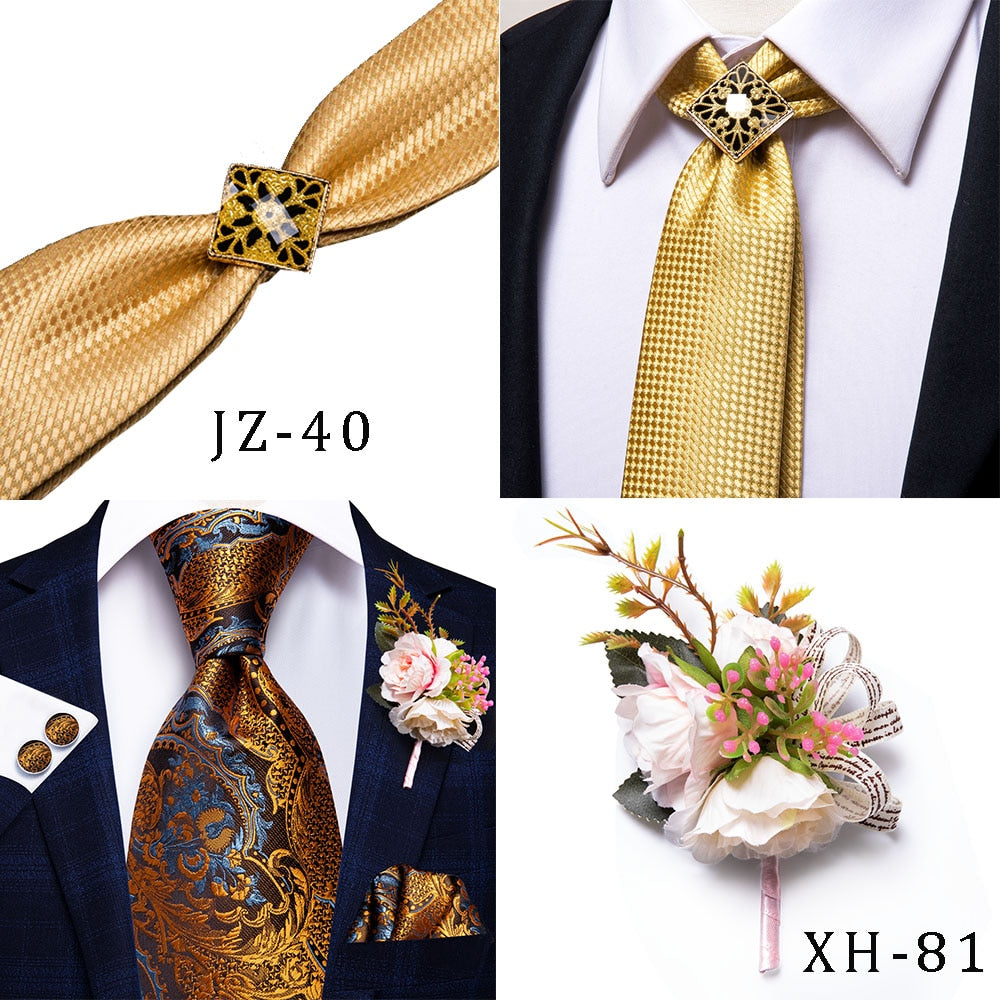 Blue Business Solid 100% Silk Men's Tie NeckTie 8.5cm Ties for Men Formal Luxury Wedding Set The Clothing Company Sydney