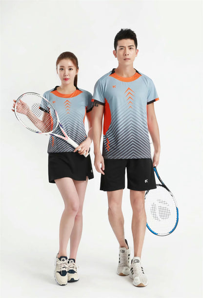 Women's Men's Sports Badminton wear shirts Table tennis game Shirts clothes Exercise Tennis Volleyball Handball Shirts The Clothing Company Sydney