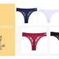 3 Pack Floral Transparent Thongs G-string Lingerie Lace Panties Low-Waist Briefs Mesh Pantys The Clothing Company Sydney