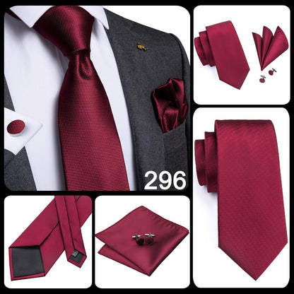 3 Piece Business Classic Blue Black Striped Solid Neck Tie Necktie Pocket Square Cufflinks Wedding Party Silk Tie Set The Clothing Company Sydney