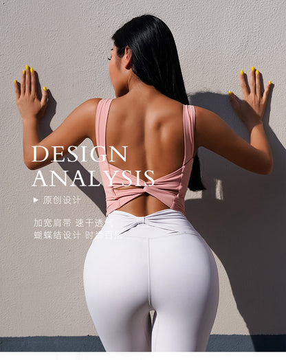 Ladies Fitness Running Provide Adequate Support For High-intensity Sports Bra Fitness Bra With Bow Straps Top The Clothing Company Sydney