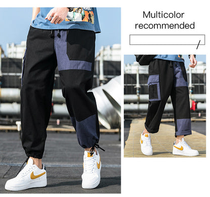 Men's Cargo Pants Male Patchwork Casual Pants The Clothing Company Sydney