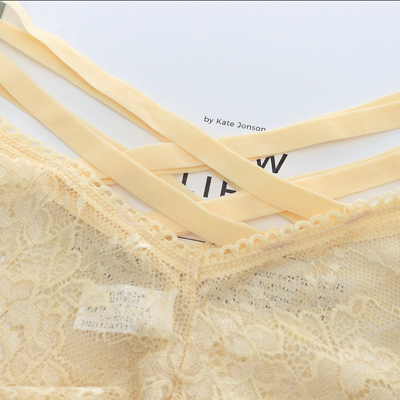 Lace Low-Rise Solid Briefs Underwear Cross Strap Temptation Lingerie Ladies G String Thong Panties The Clothing Company Sydney