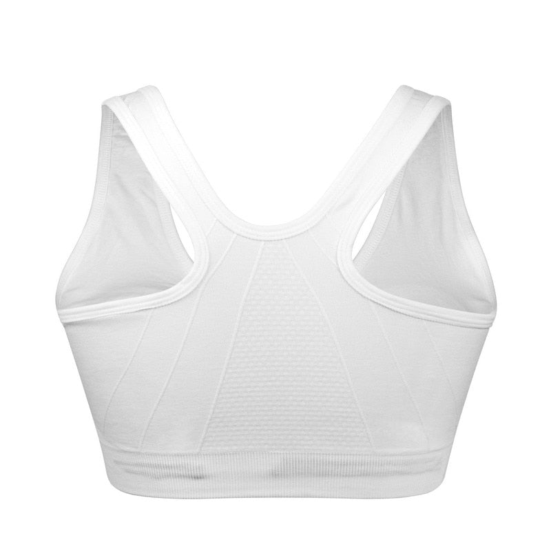 Women's Zipper Push Up Sports Bras,Plus Size Padded Wirefree Breathable Sports Tops,Fitness Gym Yoga Sports Bra Top The Clothing Company Sydney
