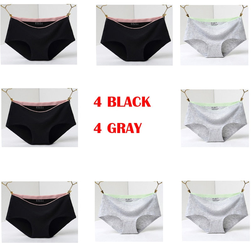 8 Pack Briefs for Women fashion panties Solid seamless underpants  panties cotton underwear knickers Briefs The Clothing Company Sydney