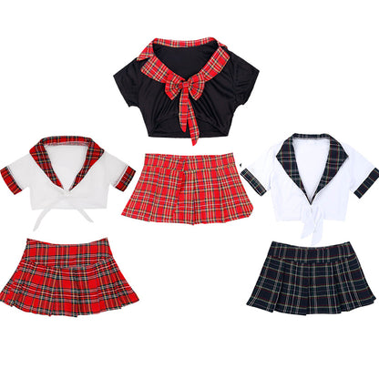 Women's School costume uniform Lingerie Role Play  Skirt Plus size Student Cosplay Costumes The Clothing Company Sydney