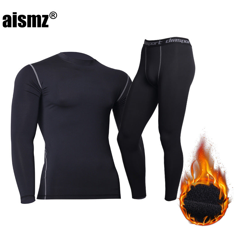 Men's Winter Thermal Underwear Pant+ Top Quick Dry Warm Long Johns With Velvet Male Warm Fitness Thermo Underwear Set The Clothing Company Sydney