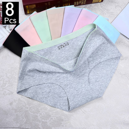 8 Pack Briefs for Women fashion panties Solid seamless underpants  panties cotton underwear knickers Briefs The Clothing Company Sydney