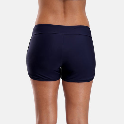 Mid Waist Swimming Shorts Women Solid Color Bikini Bottom Ban Swimwear Briefs Split Swimming Trunks The Clothing Company Sydney