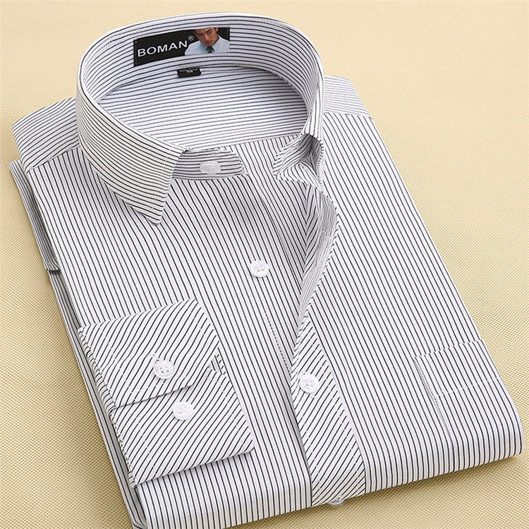 Long Sleeve Slim Men Dress Shirt Autumn New Fashion Designer Solid Male Clothing Fit Business Shirts The Clothing Company Sydney