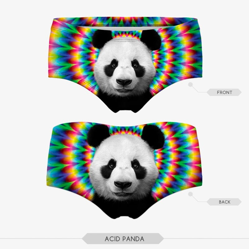 3D Print Cat Underwear Women's panties Seamless Briefs lingerie The Clothing Company Sydney