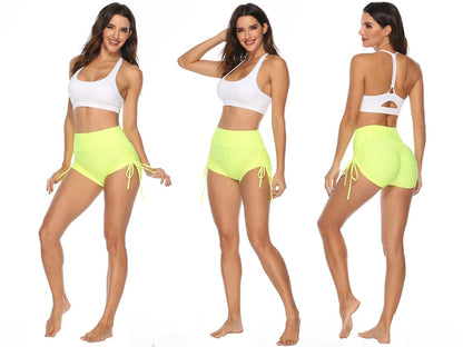 Sports High Waist Athletic Gym Workout Fitness Yoga Leggings Briefs Athletic Breathable Shorts The Clothing Company Sydney