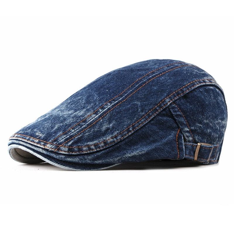 Casual Spring Summer Berets Hat Men Women Denim Newsboy Caps Visors Cotton Cap Duckbill Ivy Flat Cap The Clothing Company Sydney