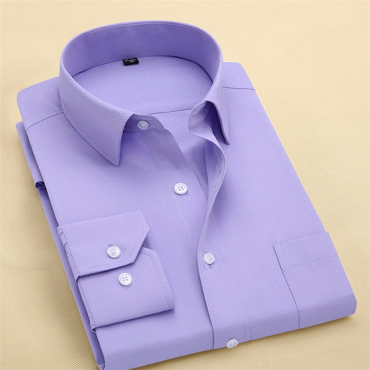 Long Sleeve Slim Men Dress Shirt Autumn New Fashion Designer Solid Male Clothing Fit Business Shirts The Clothing Company Sydney