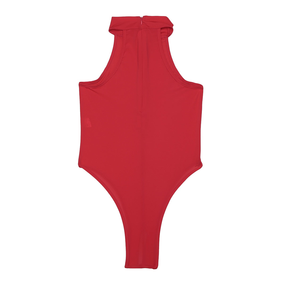 Mock Neck Zipper Swimwear One Piece Swimsuit Sexy Bathing Suits Lingerie High Cut Sleeveless Leotard Bodysuit Jumpsuit The Clothing Company Sydney