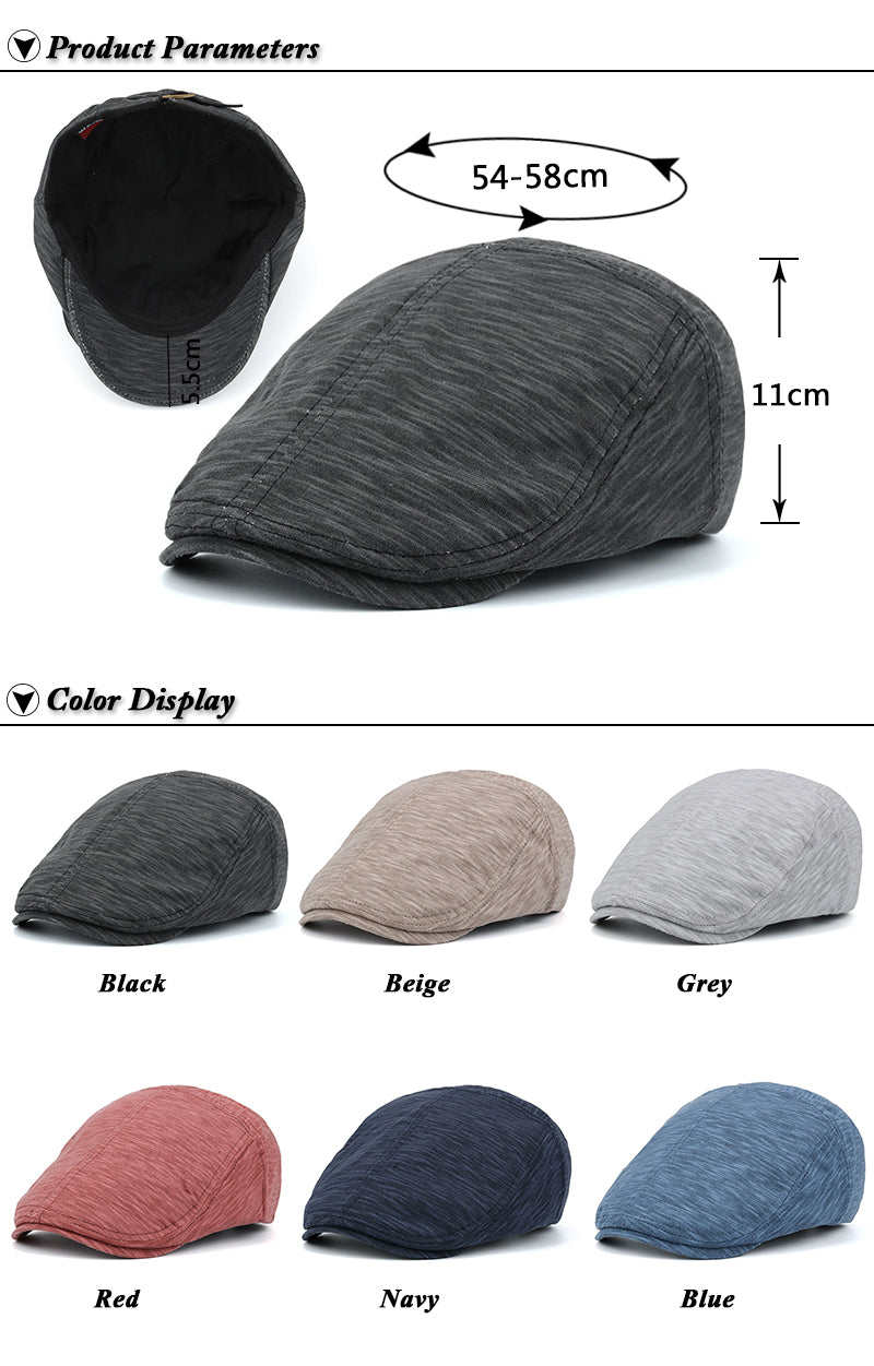 Spring Summer Autumn Unisex Ivy Newsboy Caps Casual Peaked Caps Strip Berets Hats Casquette Cap The Clothing Company Sydney