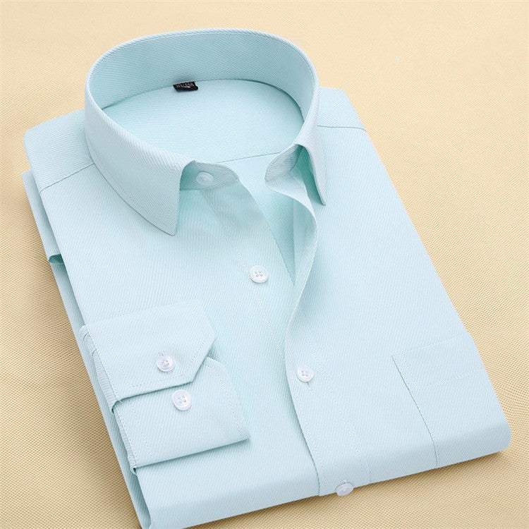 Long Sleeve Slim Men Dress Shirt Autumn New Fashion Designer Solid Male Clothing Fit Business Shirts The Clothing Company Sydney