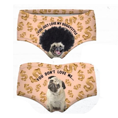 3d print Pink monkey smile  cute panties  briefs underwear intimates The Clothing Company Sydney