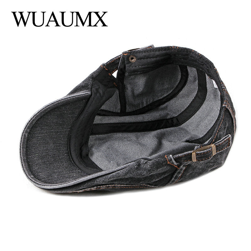 Casual Spring Summer Berets Hat Men Women Denim Newsboy Caps Visors Cotton Cap Duckbill Ivy Flat Cap The Clothing Company Sydney