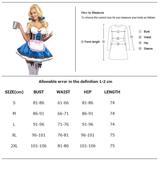 Women's Oktoberfest Costume Bavaria Beer Party Girl Costume Outfit The Clothing Company Sydney