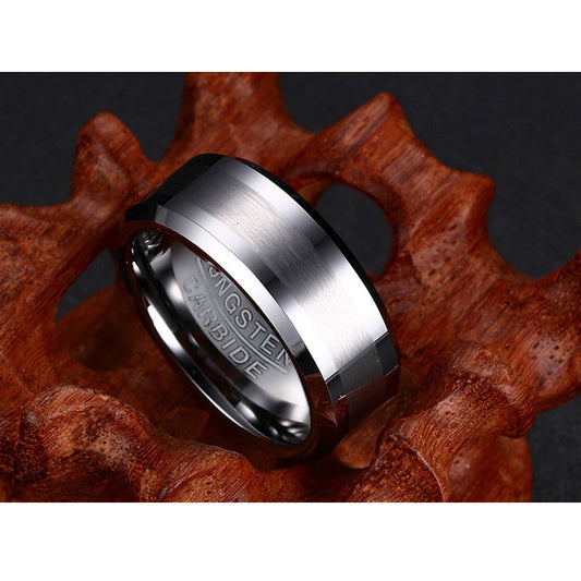 Classical 100% Tungsten Carbide Ring for Men Wedding Jewelry The Clothing Company Sydney