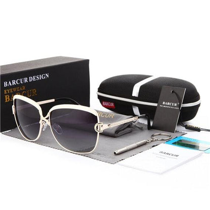 Polarized Ladies Sunglasses Gradient Lens Round Sun Glasses Square Luxury Brand Oculos Eyewear The Clothing Company Sydney