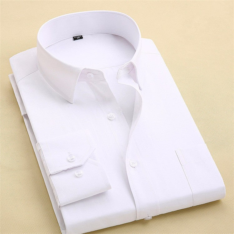 Long Sleeve Slim Men Dress Shirt Autumn New Fashion Designer Solid Male Clothing Fit Business Shirts The Clothing Company Sydney